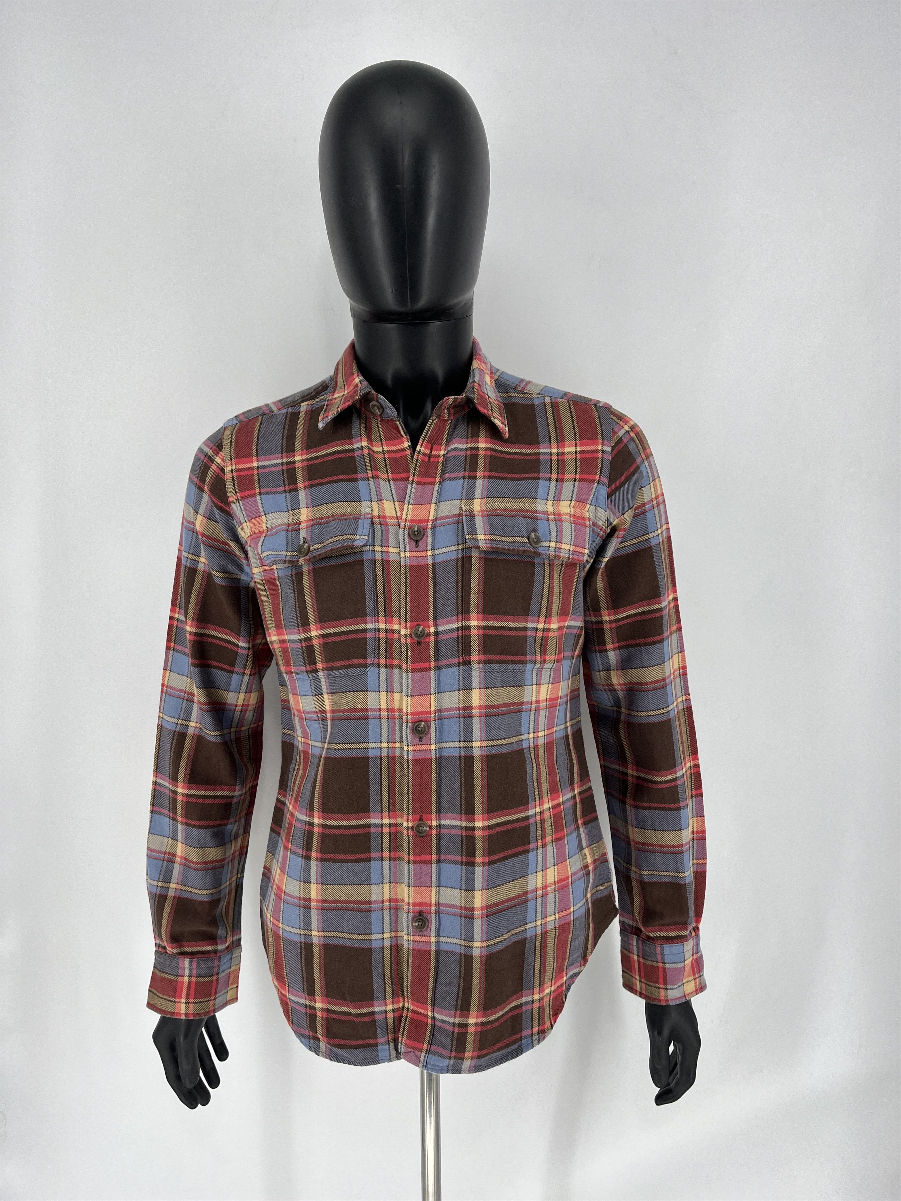 Flannel Vintage Flannel Polo Raplh Lauren Plaid Shirt Travis style Size US S / EU 44-46 / 1 - 3 Thumbnail