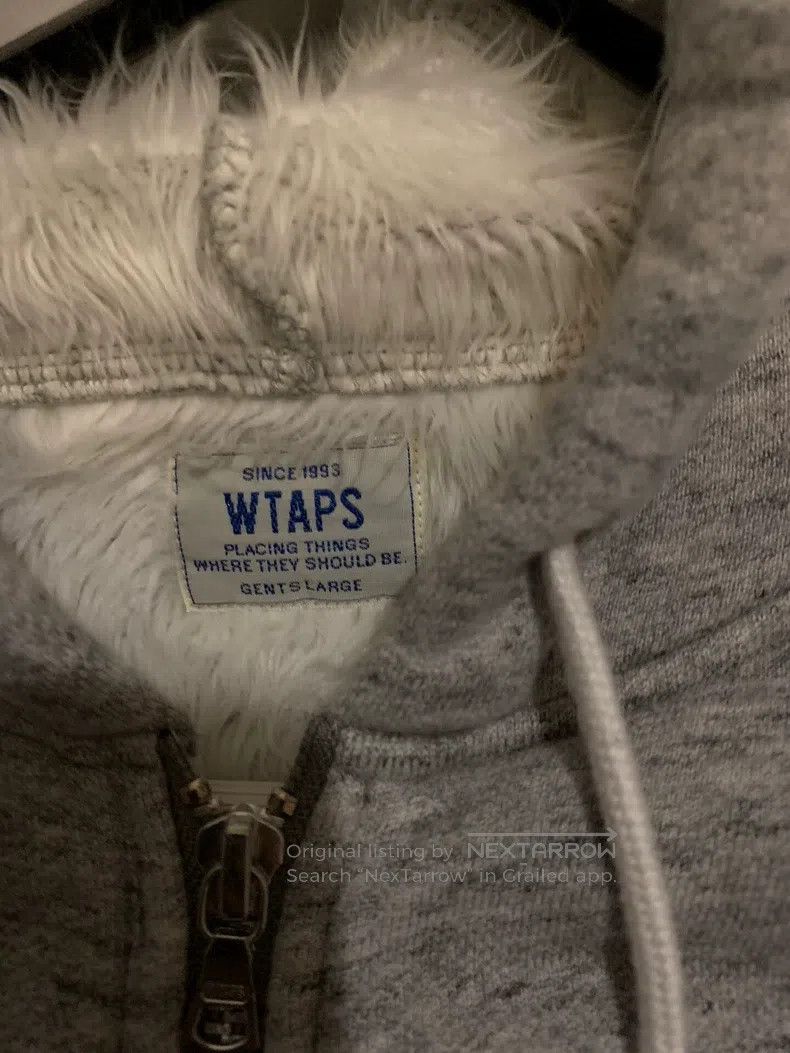 Wtaps Wtaps Gray fleece hoodie Size US L / EU 52-54 / 3 - 8 Thumbnail