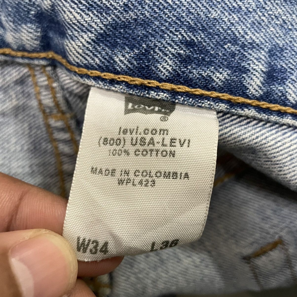 Levi's Vintage Clothing 🔥Vintage Levis 501 Stoned Washed Distress Dirty Denim Jeans Size US 34 / EU 50 - 17 Thumbnail