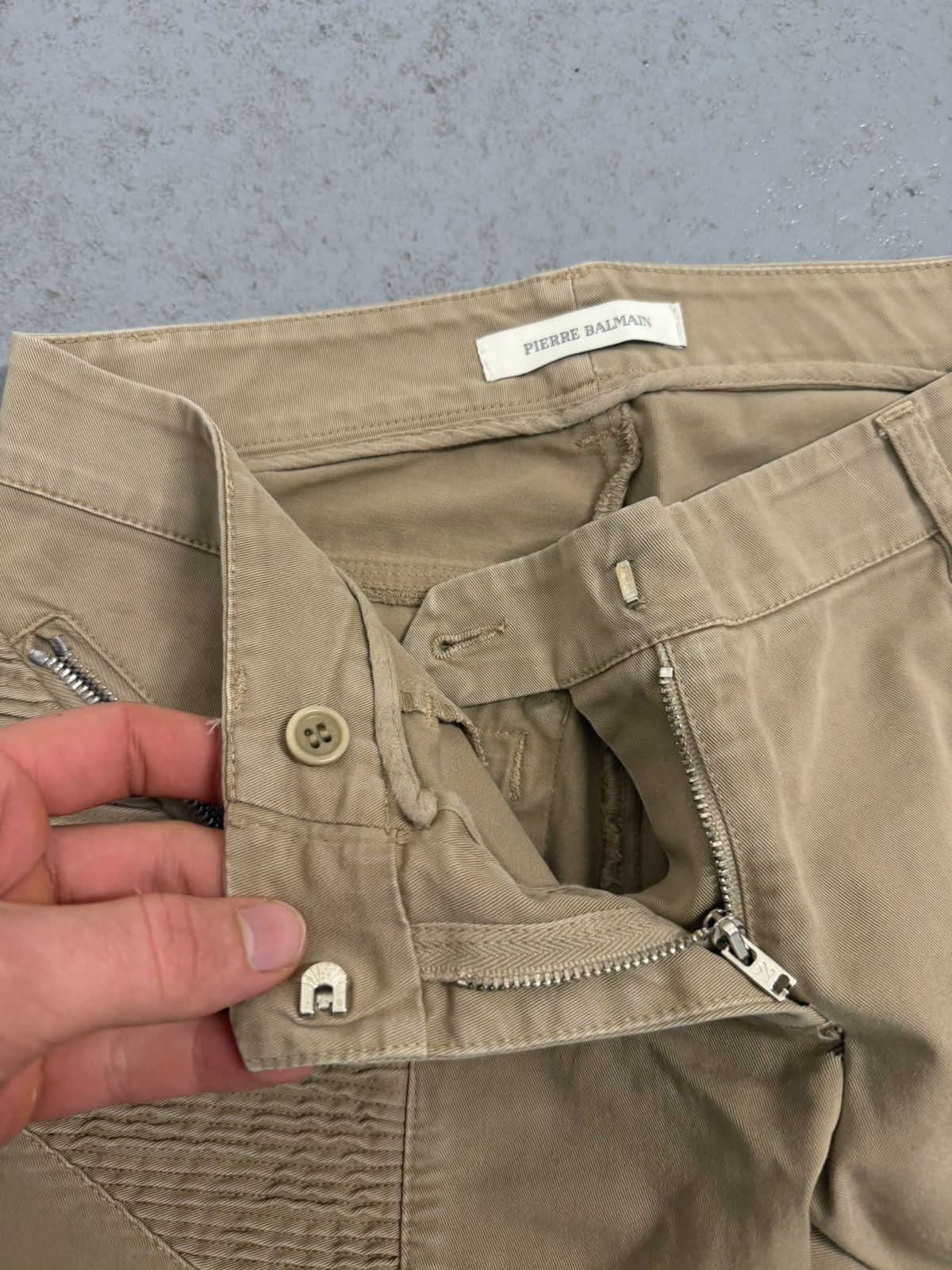 Pierre Balmain Pierre Balmain Biker Jeans Size 27" / US 4 / IT 40 - 6 Thumbnail