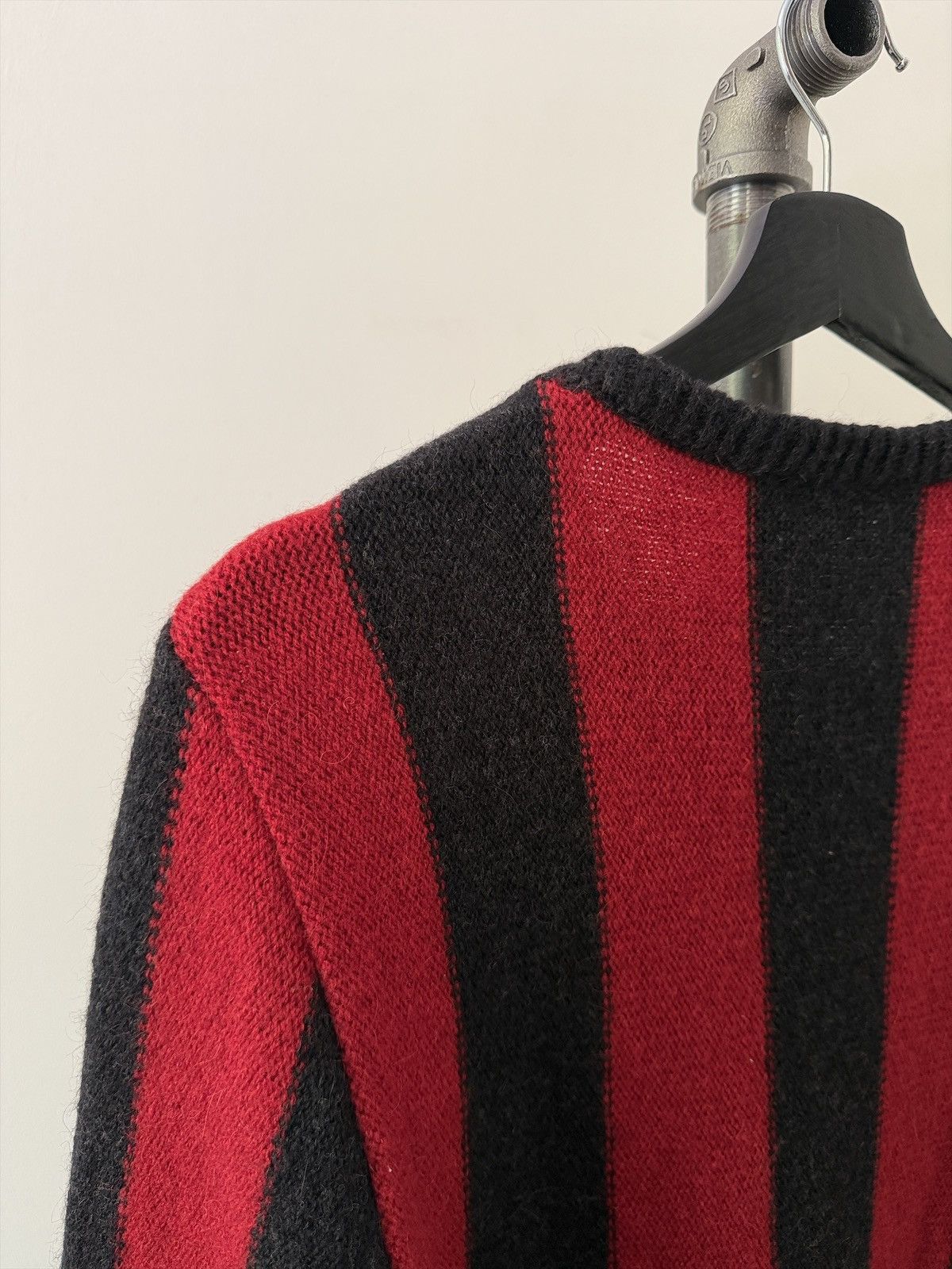 Ann Demeulemeester AW96 Striped Merino-Alpaca Sweater Size US S / EU 44-46 / 1 - 3 Thumbnail
