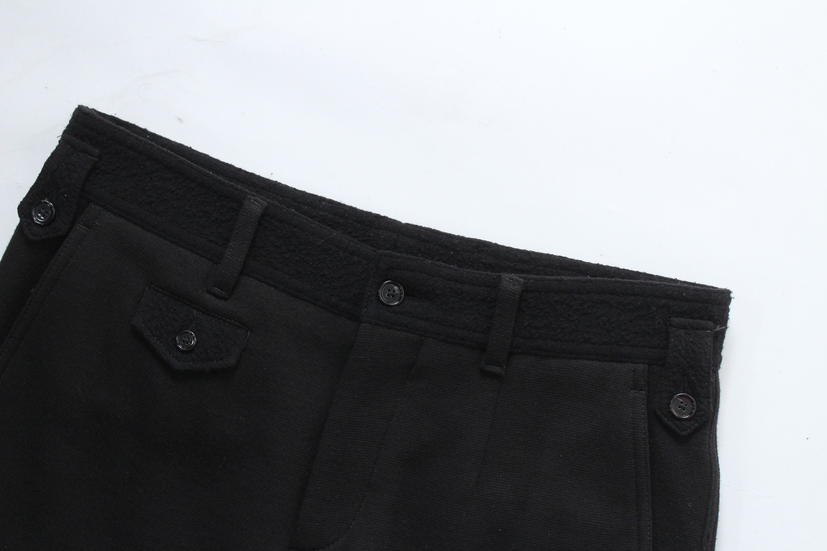 Dolce & Gabbana Dolce & Gabbana Black Wool Cargo Pants Size IT 44 Size US 28 / EU 44 - 3 Thumbnail