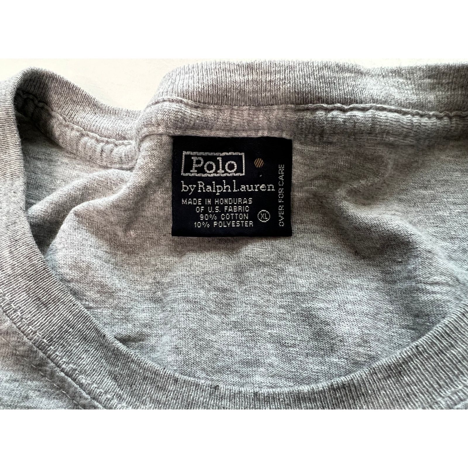 Polo Ralph Lauren × Vintage Vintage 90s Polo Ralph Lauren Embroidered Logo T-shirt XL Size US XL / EU 56 / 4 - 3 Thumbnail