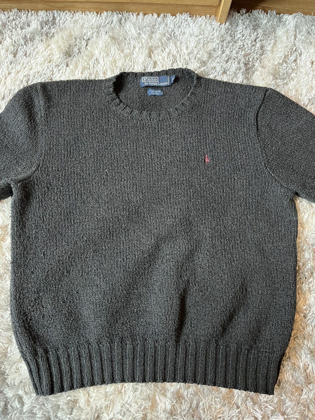 Polo Ralph Lauren × Vintage Polo Ralph Lauren Cotton/Wool Blend Knit Sweater Size US M / EU 48-50 / 2 - 1 Thumbnail