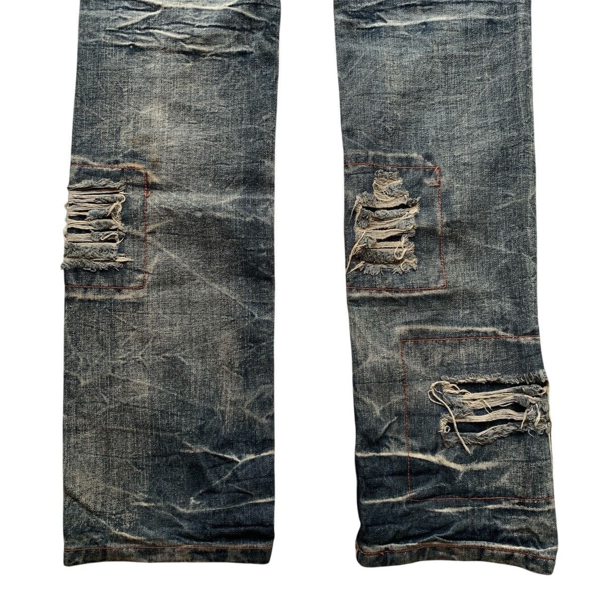 14th Addiction Lowbox Distressed Boro ifsix LGB Kapital Style Denim Pants Size US 31 - 10 Thumbnail