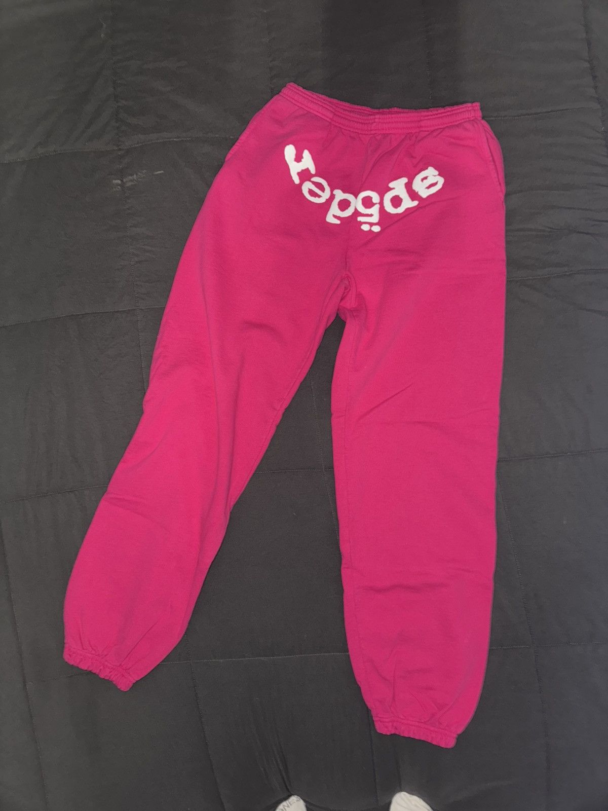 Sp5der Sp5der Pink Legacy Sweatpants - Size Medium Size US 32 / EU 48 - 5 Thumbnail
