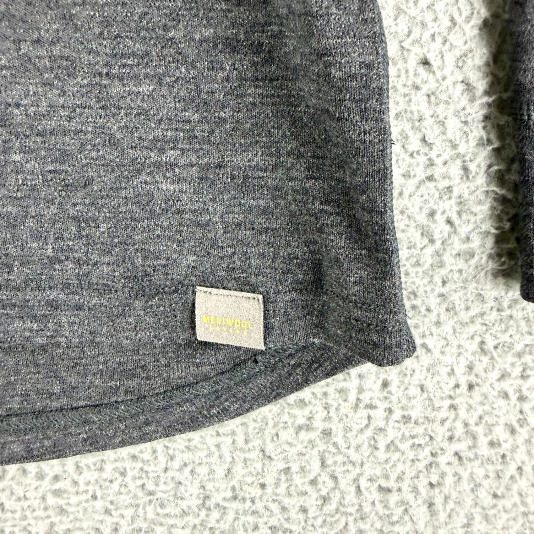 Vintage Meriwool Layers 250 Midweight Half Zip Shirt Mens XL Gray Long Sleeve Wool Size US XL / EU 56 / 4 - 4 Thumbnail