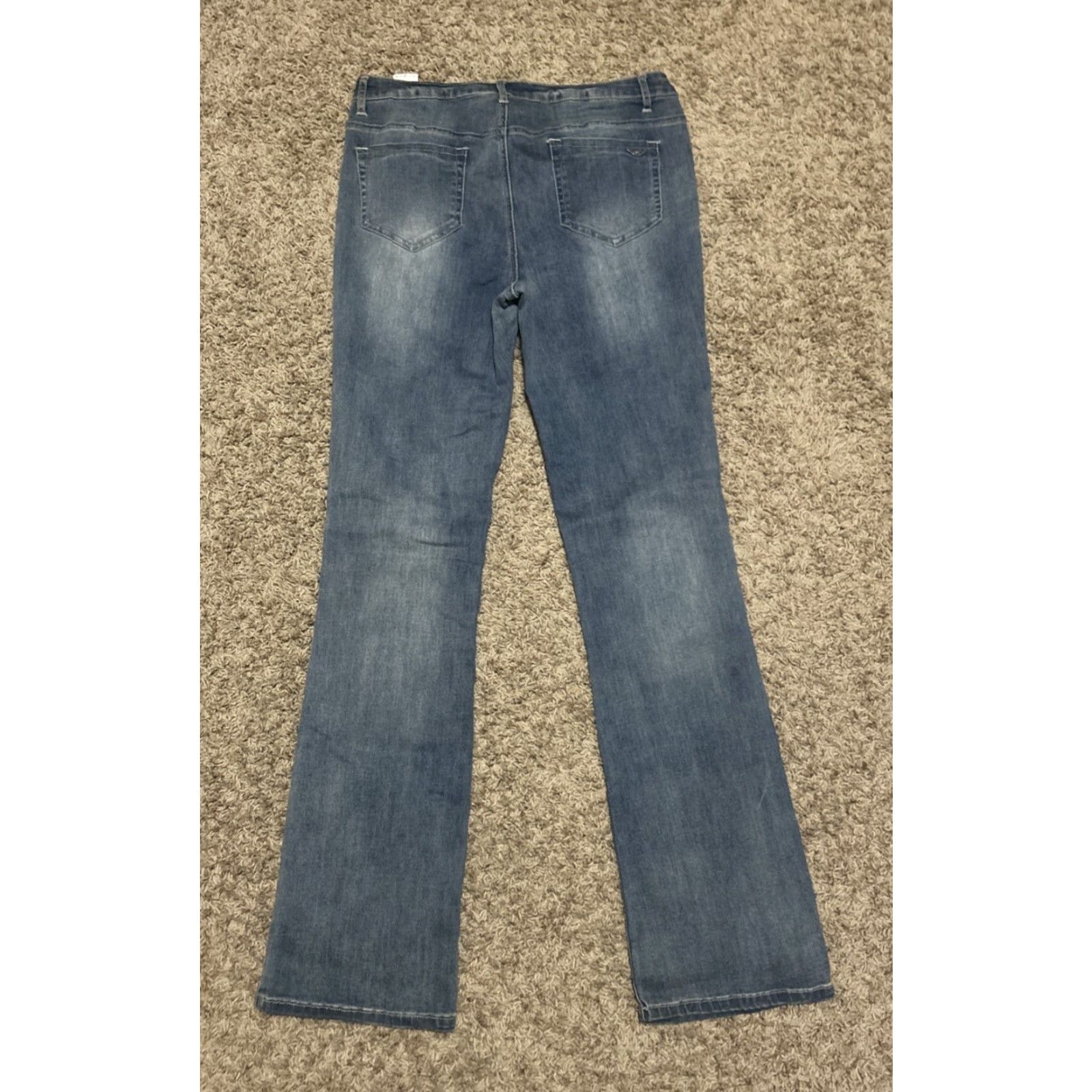 Vintage VINTAGE Arizona jeans Sz 16L 32x34.5 Straight leg blue denim stretch EUC Size 38" / US 16 / IT 52 - 3 Thumbnail