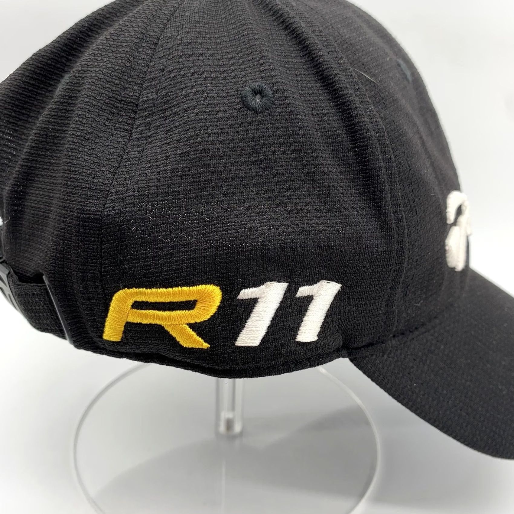 TaylorMade TaylorMade Hat Cap Strap Back Mens Black Golf R11 Burner Logo One Size UV 25+ Size ONE SIZE - 5 Thumbnail