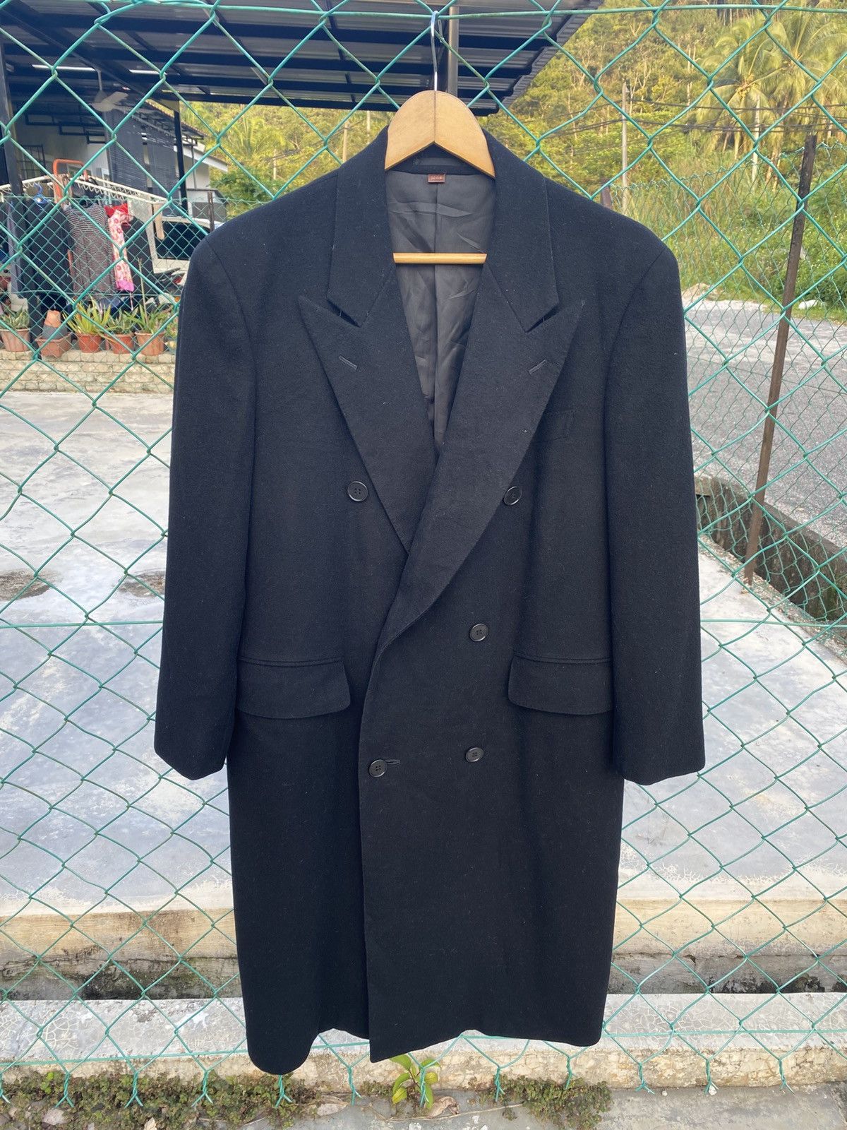 Mackenzie mohair trench coat