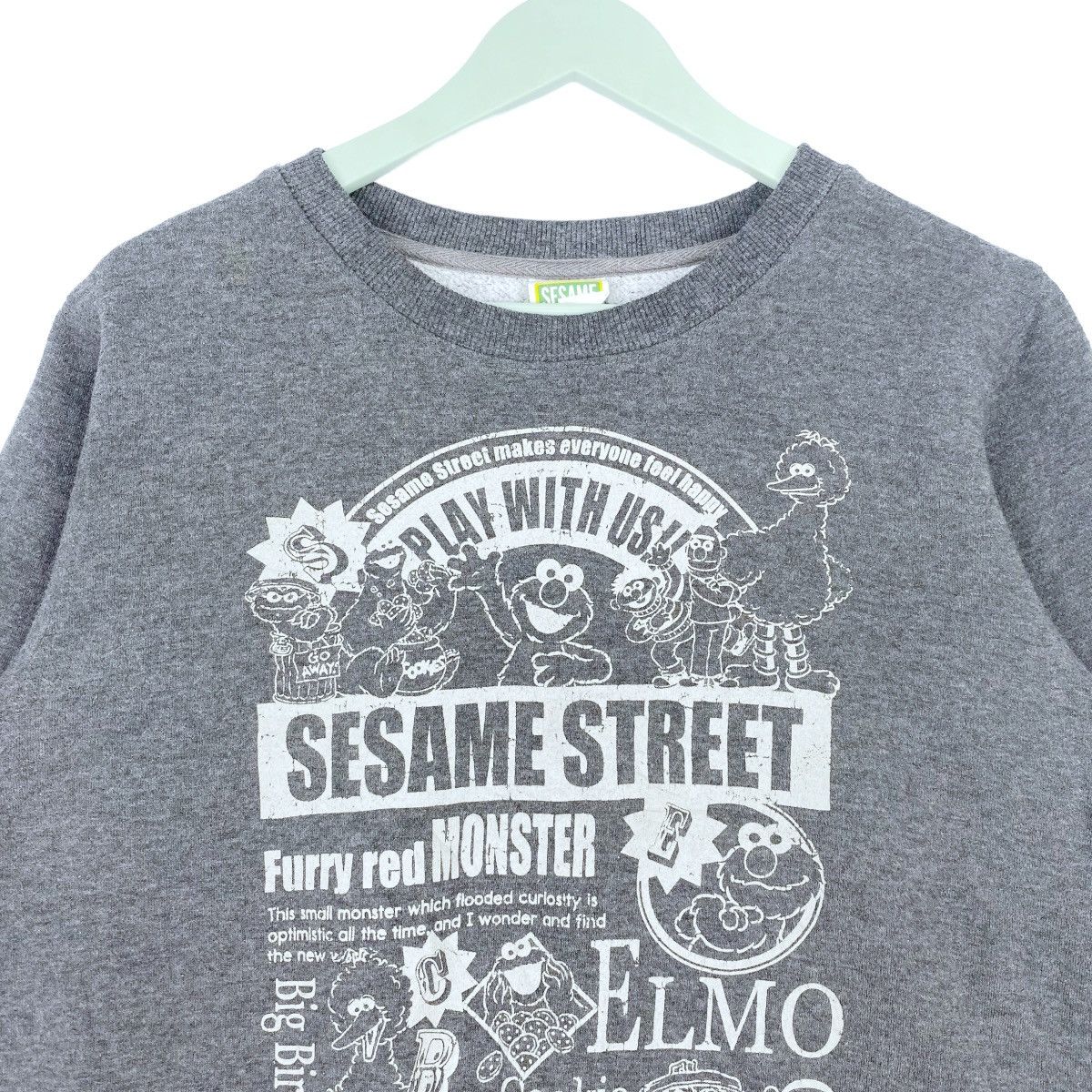 Designer × Vintage Sesama Streetwear Sweatshirt Crewneck Pullover Jumper Size US S / EU 44-46 / 1 - 2 Thumbnail