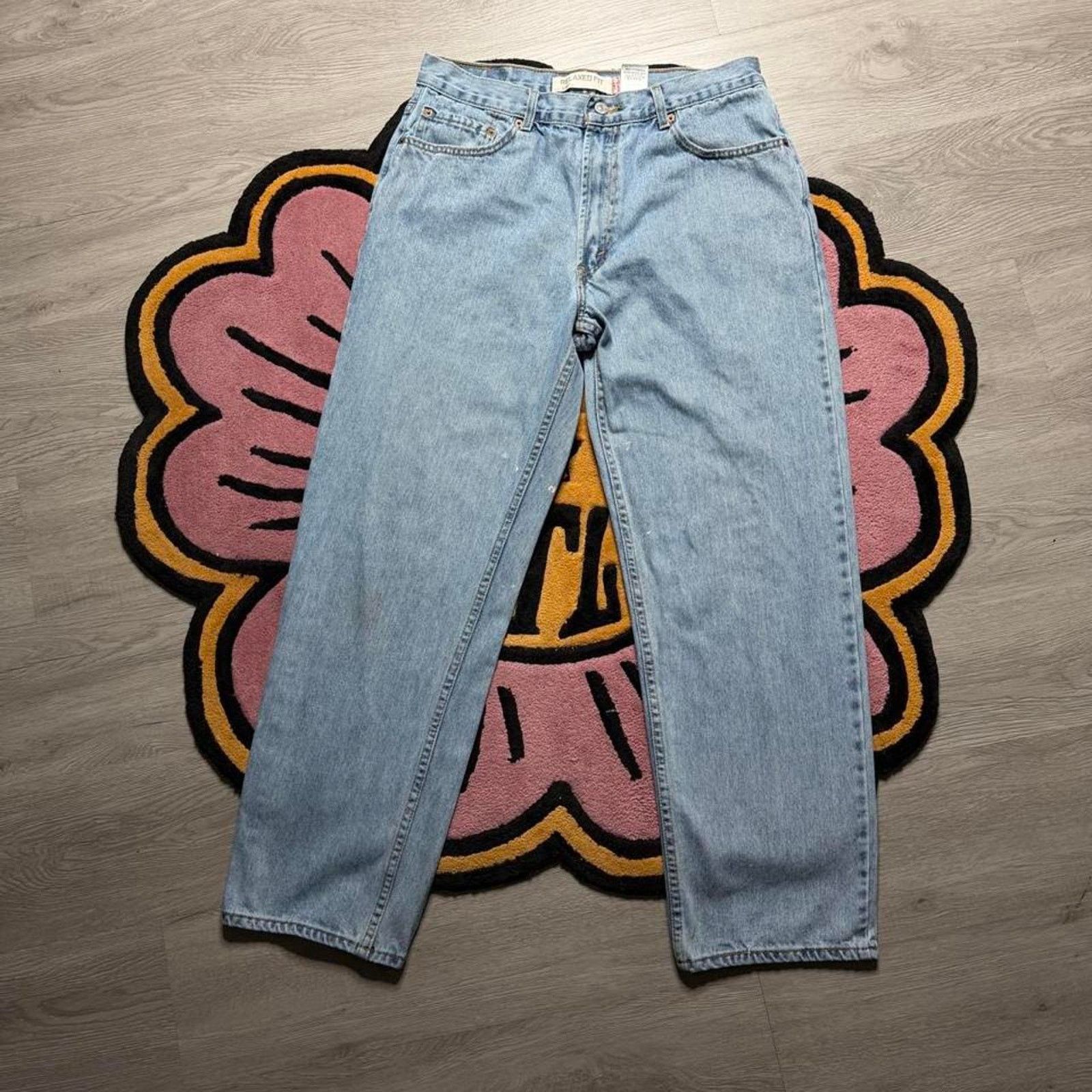 Levi's × Vintage Vintage Y2K Levi’s Strauss 550 Relaxed Fit Denim Jeans 36x32 Size US 36 / EU 52 - 1 Thumbnail