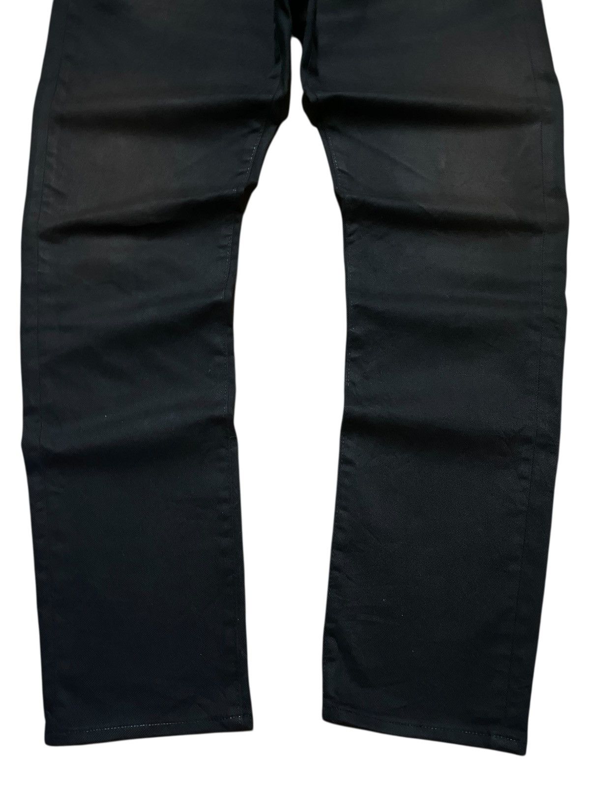 Edwin Vintage Edwin 503 Black Denim Slim Fit Jeans Size US 32 / EU 48 - 5 Thumbnail