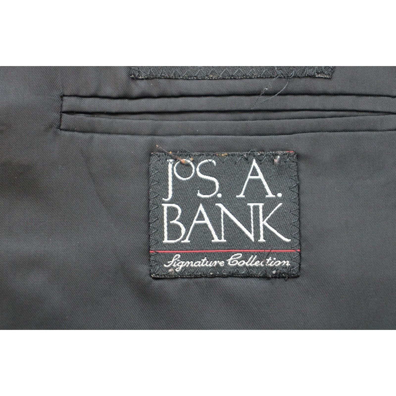 Jos. A. Bank Jos A Bank Blazer Mens 40L Black Cashmere Wool Sports Jacket Size 40L - 5 Thumbnail