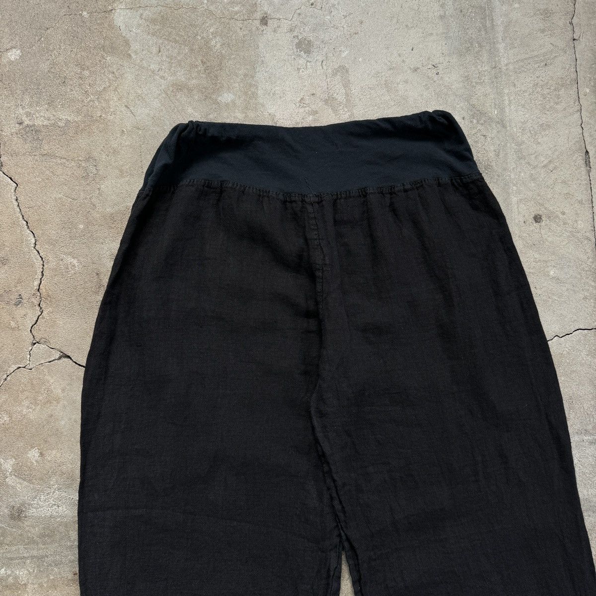 Vintage Vintage Italy Linen Baggy Fit Pants Size 27" / US 4 / IT 40 - 3 Thumbnail