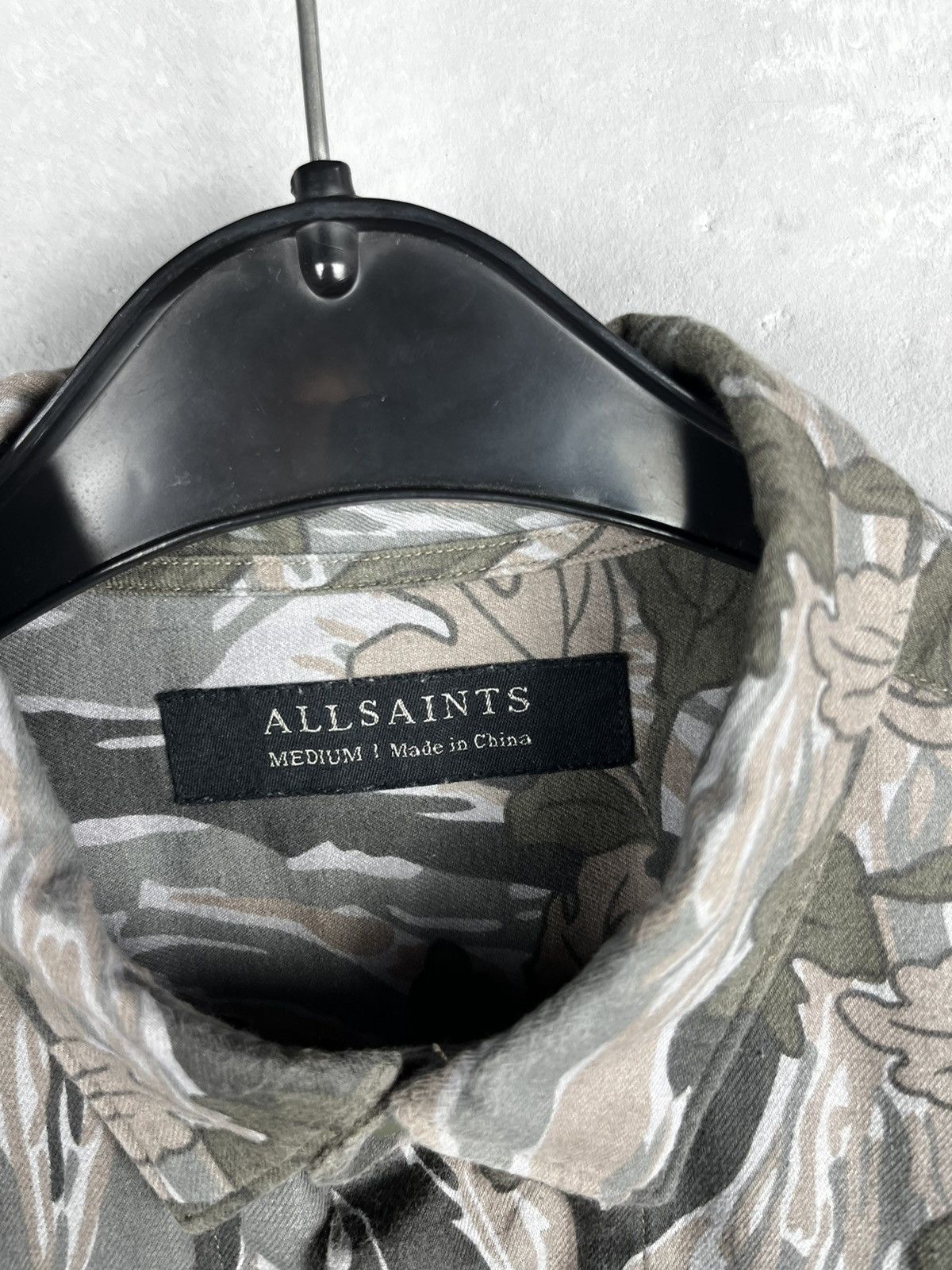 Allsaints Allsaints Leaf Forest Camo Pattern Hidden Shirt Size US M / EU 48-50 / 2 - 7 Thumbnail