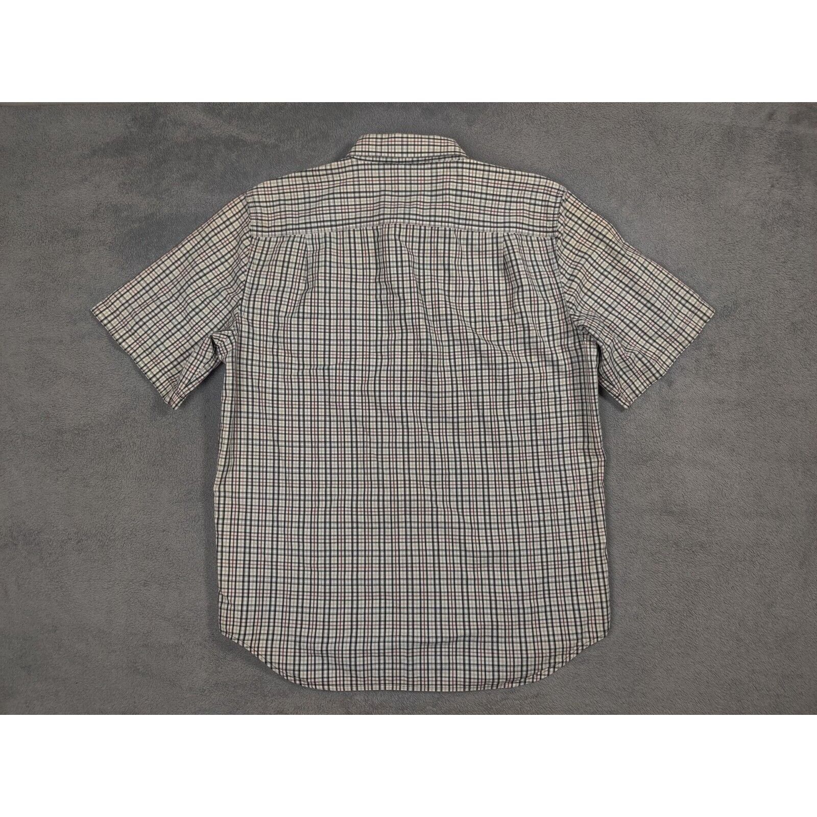 Carhartt Carhartt Shirt Adult Mens Large White Plaid Polo Button Up Size US L / EU 52-54 / 3 - 6 Thumbnail