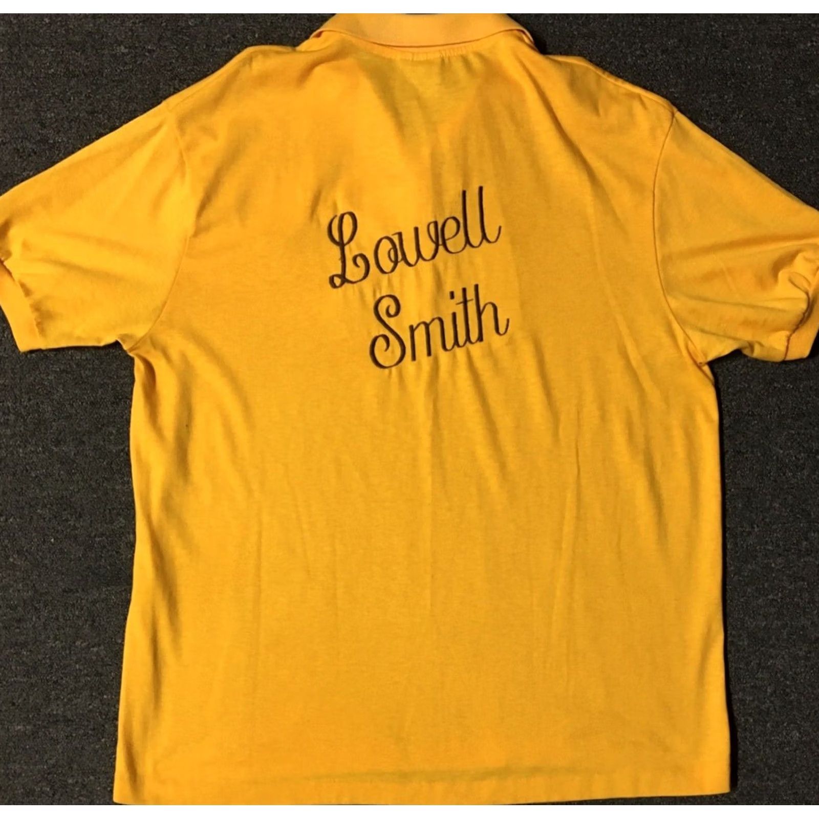 Vintage VINTAGE Screen Mates Amateur Bowling Tour Polo Shirt M USA Yellow Short Sleeve Striped Pattern 80s 90s Mens Size US M / EU 48-50 / 2 - 2 Thumbnail
