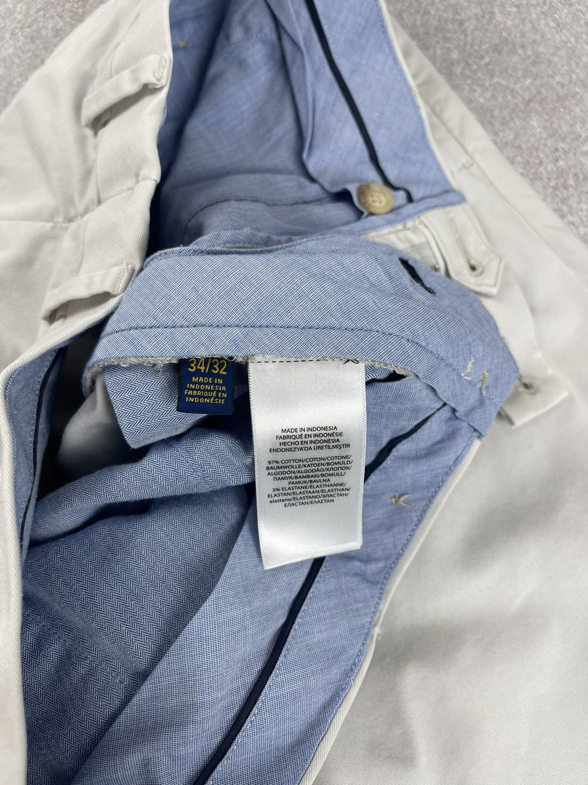 Polo Ralph Lauren Polo Ralph Lauren Stretch Slim Fit Chino Trousers Pants Size US 34 / EU 50 - 8 Thumbnail