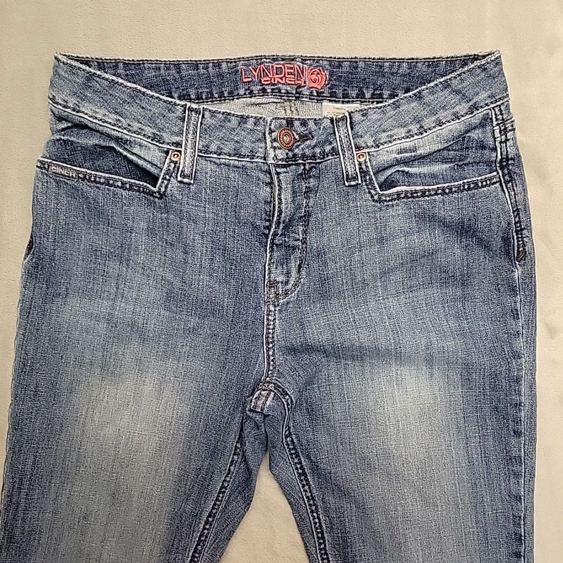 Denime Cinch Jeans Womens 30 Bootcut Denim Lynden Wide Leg Blue 30/9 R Regular Medium Wash USA Western Cowboy Jeans Womens Mens Girls 0 Size 30" / US 8 / IT 44 - 4 Thumbnail
