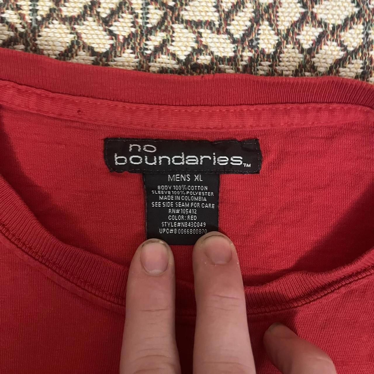 Designer Vintage Y2K No Boundaries Long Sleeve with Mesh Sleeves Size US XL / EU 56 / 4 - 3 Thumbnail