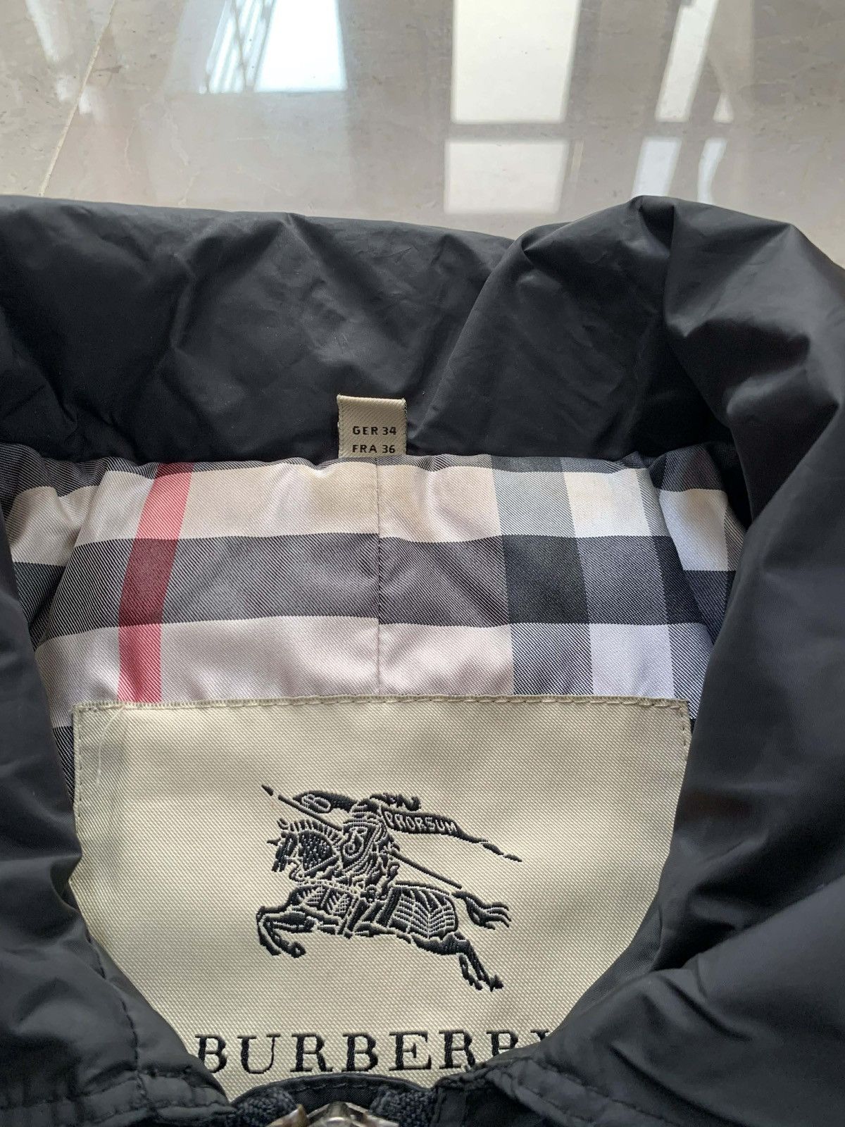 Burberry Burberry Nylon Utility Jacket (Black) Size M / US 6-8 / IT 42-44 - 4 Thumbnail