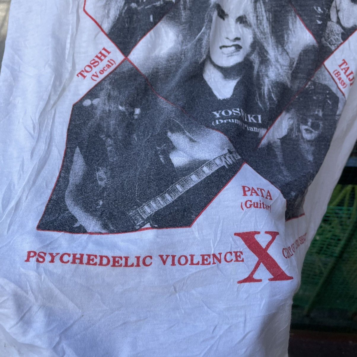 Band Tees 🔥Vintage 80s X Japan Japanese Glam Rock Band Promo Music Tee Size US M / EU 48-50 / 2 - 9 Thumbnail
