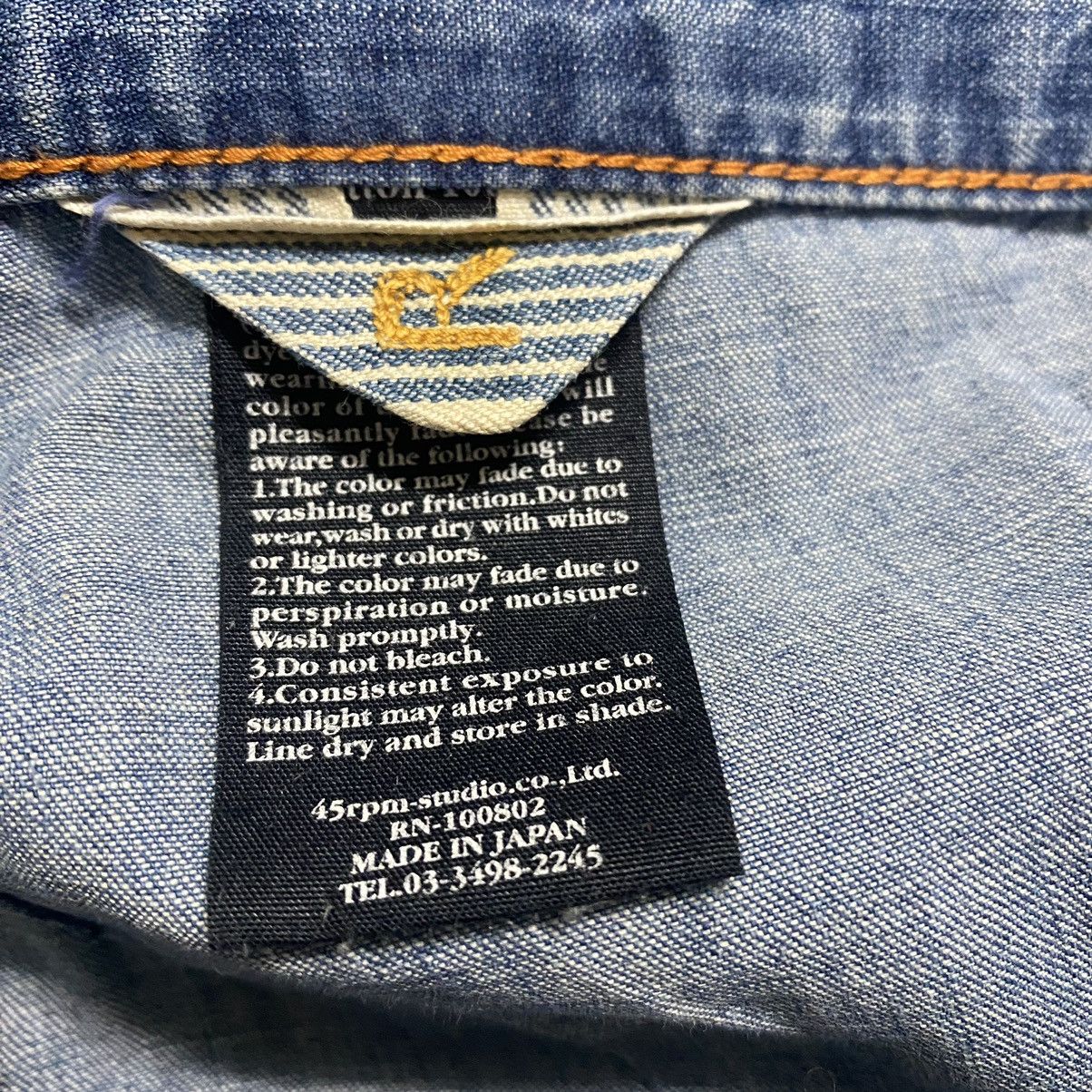 45rpm Vintage 45rpm Denim Work Pants Size US 28 / EU 44 - 11 Thumbnail