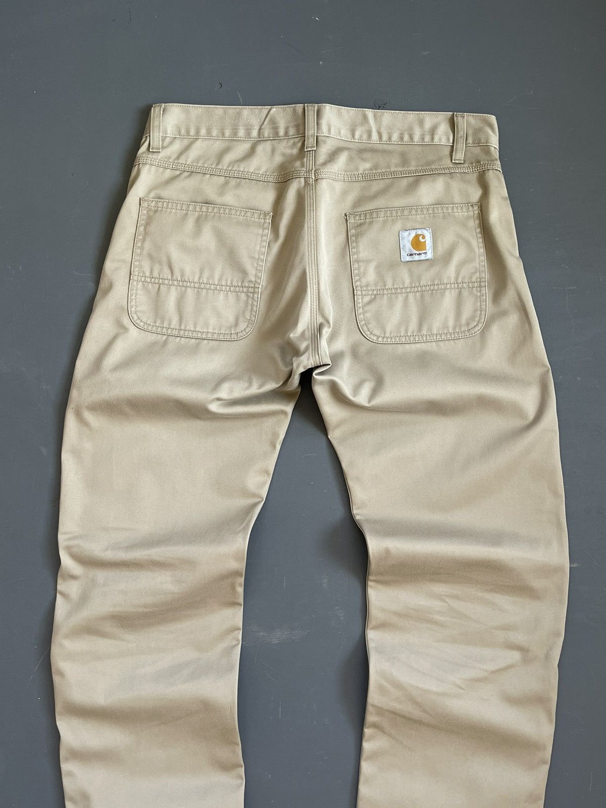 Carhartt Carhartt Beige Vintage Single Knee Skill Pants Pocket Logo Size US 32 / EU 48 - 8 Thumbnail
