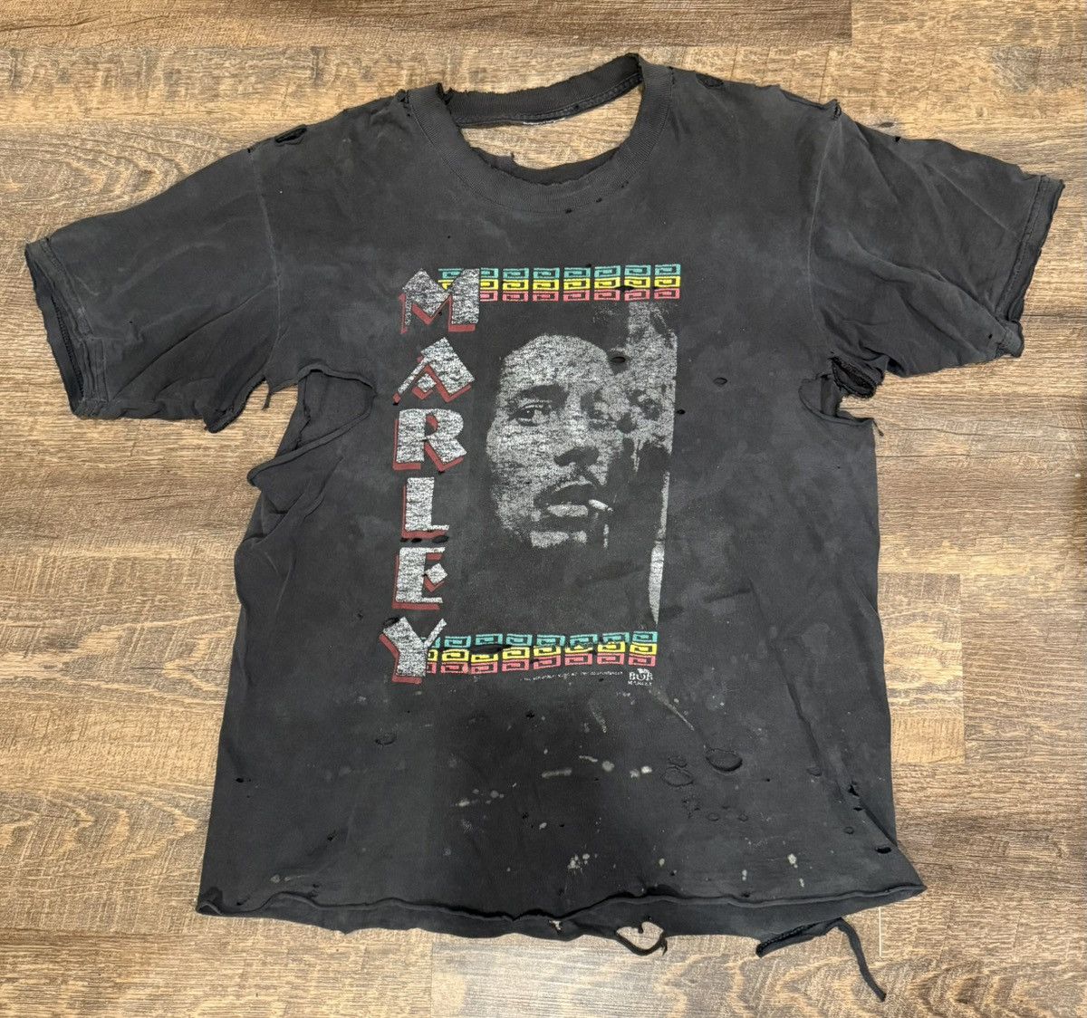 Other BOB MARLEY THRASHED T-SHIRT Size US M / EU 48-50 / 2 - 2 Thumbnail