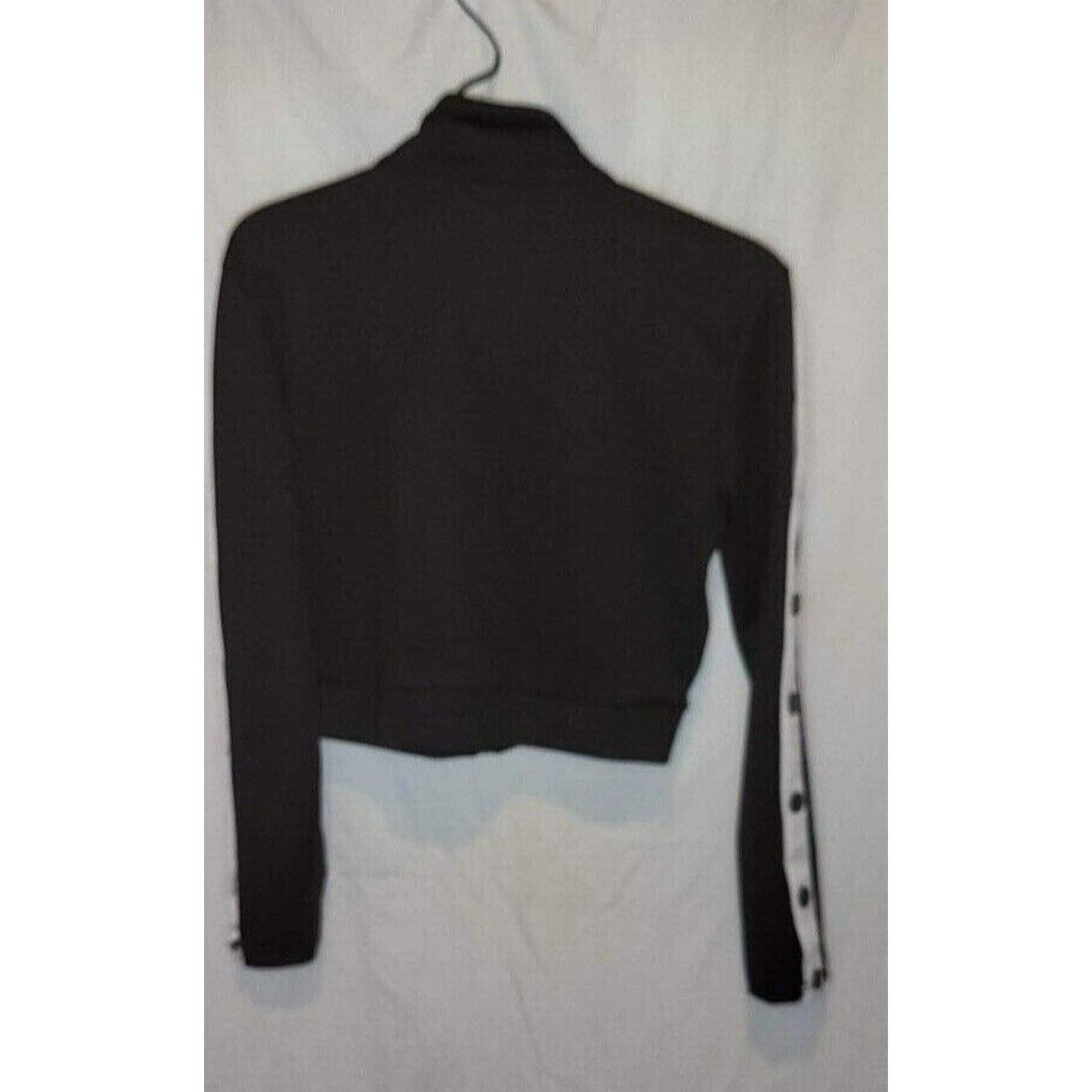 Other American Brazi Black Varsity Sport Zip Crop Jacket Size S Size S / US 4 / IT 40 - 2 Thumbnail