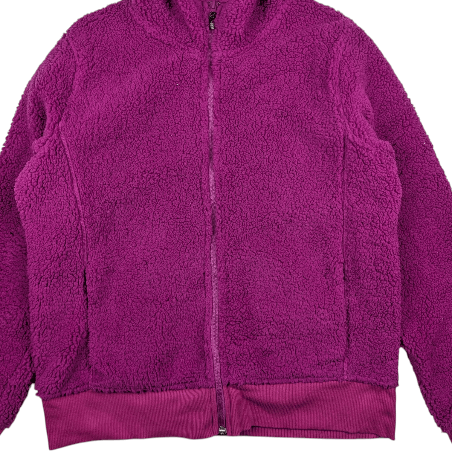 Japanese Brand UNIQLO Pink Fluffy Fleece Jacket With Hoodie Size M / US 6-8 / IT 42-44 - 7 Thumbnail
