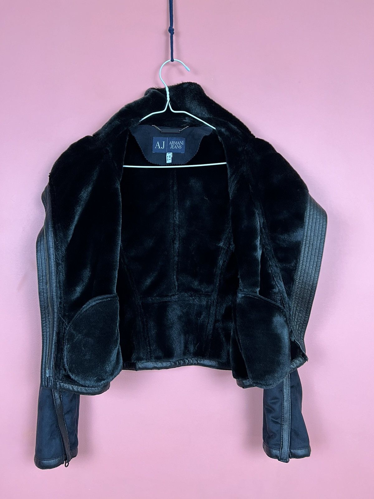 Giorgio Armani Armani jeans jacket y2k black women’s jacket Size XS / US 0-2 / IT 36-38 - 6 Thumbnail