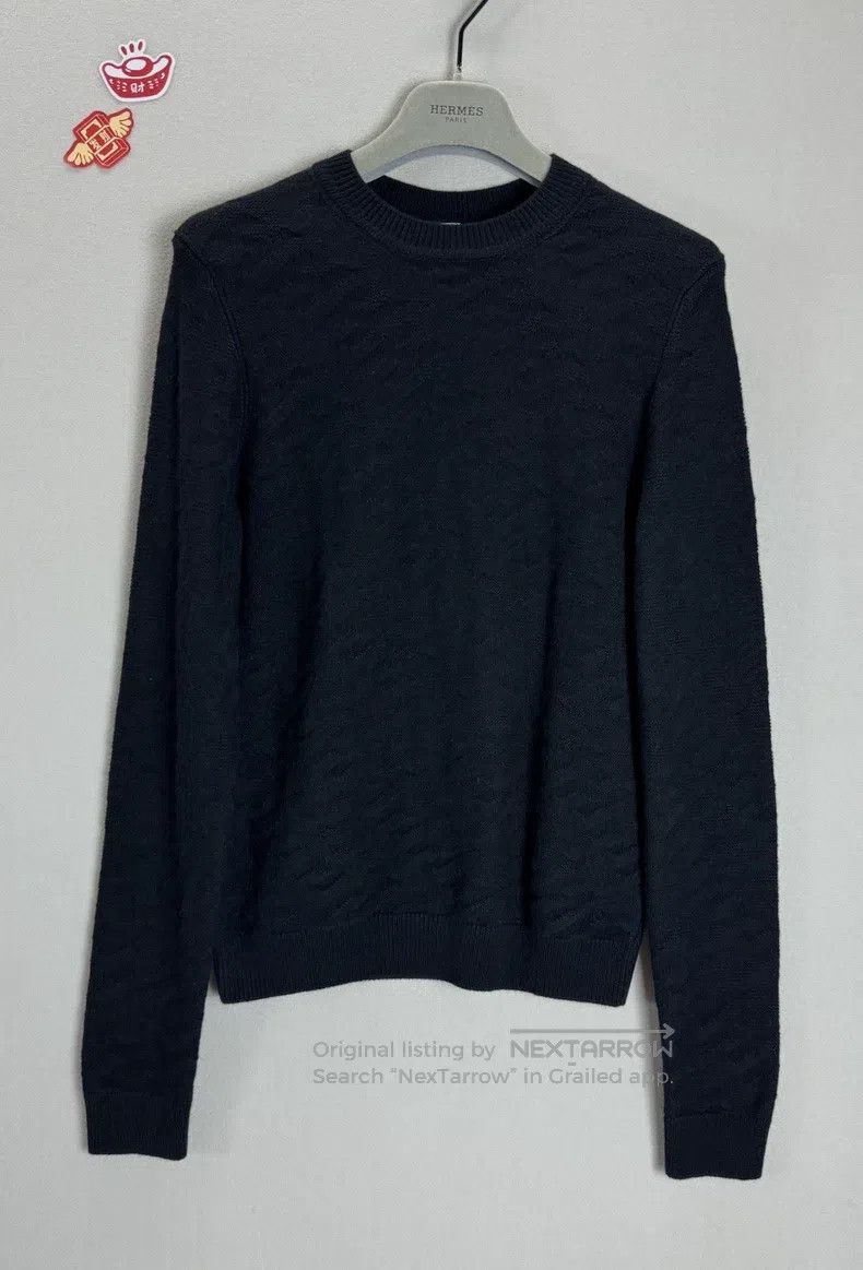Hermes Hermes Full H dark patterned knitwear Size XS / US 0-2 / IT 36-38 - 1 Thumbnail