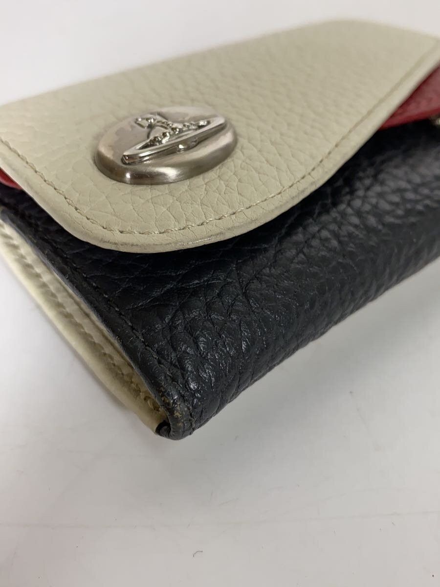 Vivienne Westwood Orb Badge Leather Key Case Size ONE SIZE - 4 Thumbnail