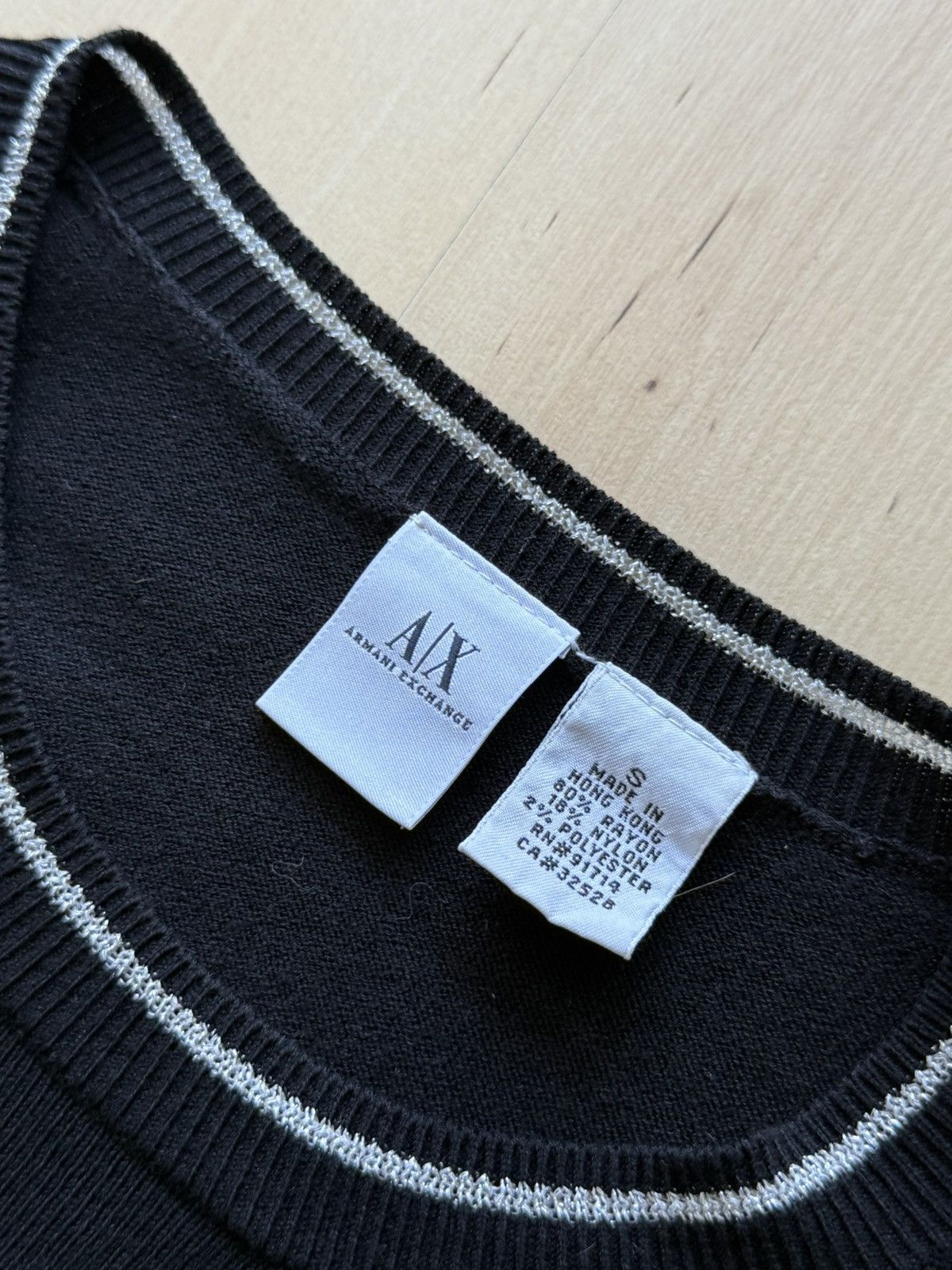 Armani Exchange Armani Exchange archive w’s logo jumper sweater Size S / US 4 / IT 40 - 2 Thumbnail