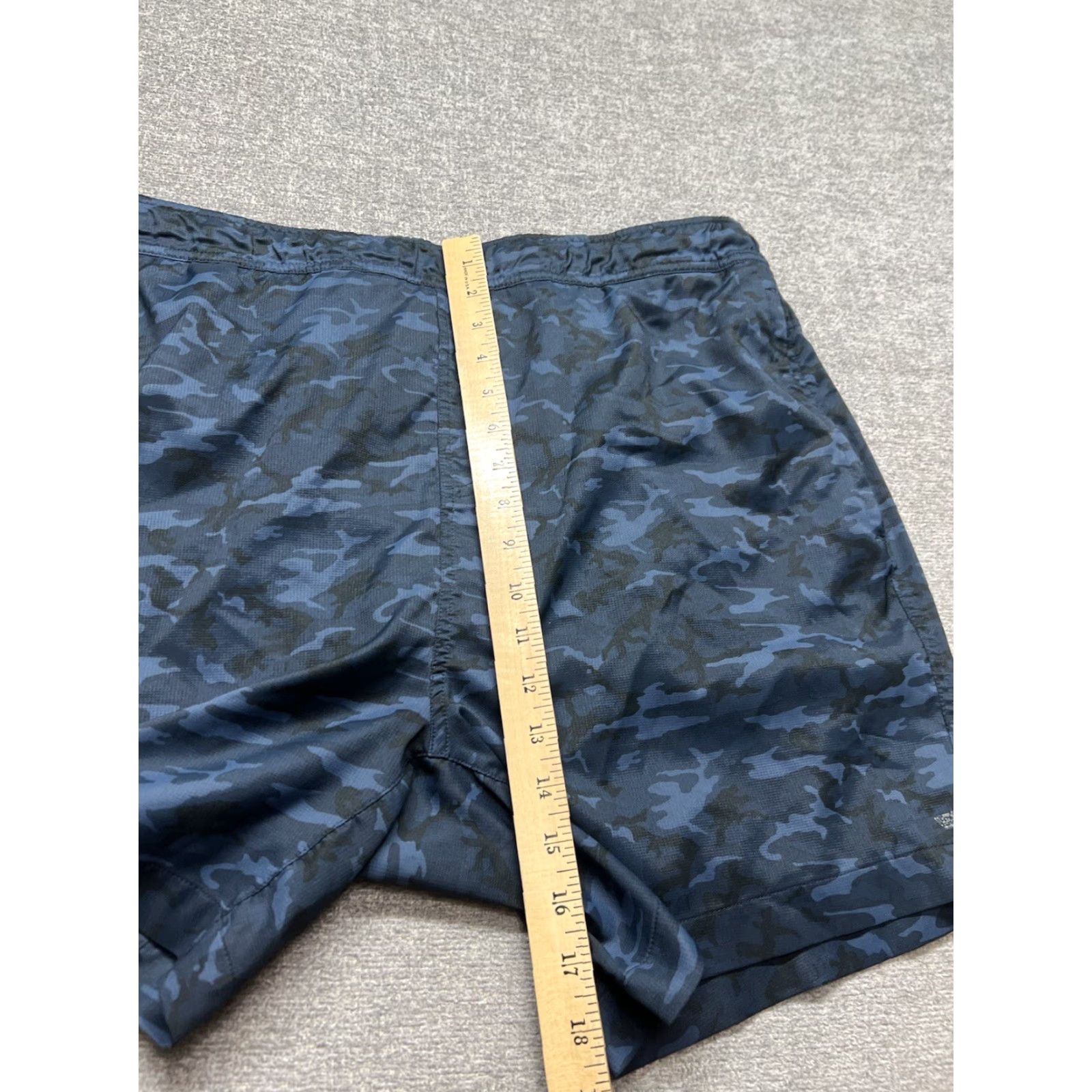 Vintage Mack Weldon Shorts Mens 2XL Athletic Bermuda Blue Drawstring Pockets Size US 39 - 3 Thumbnail