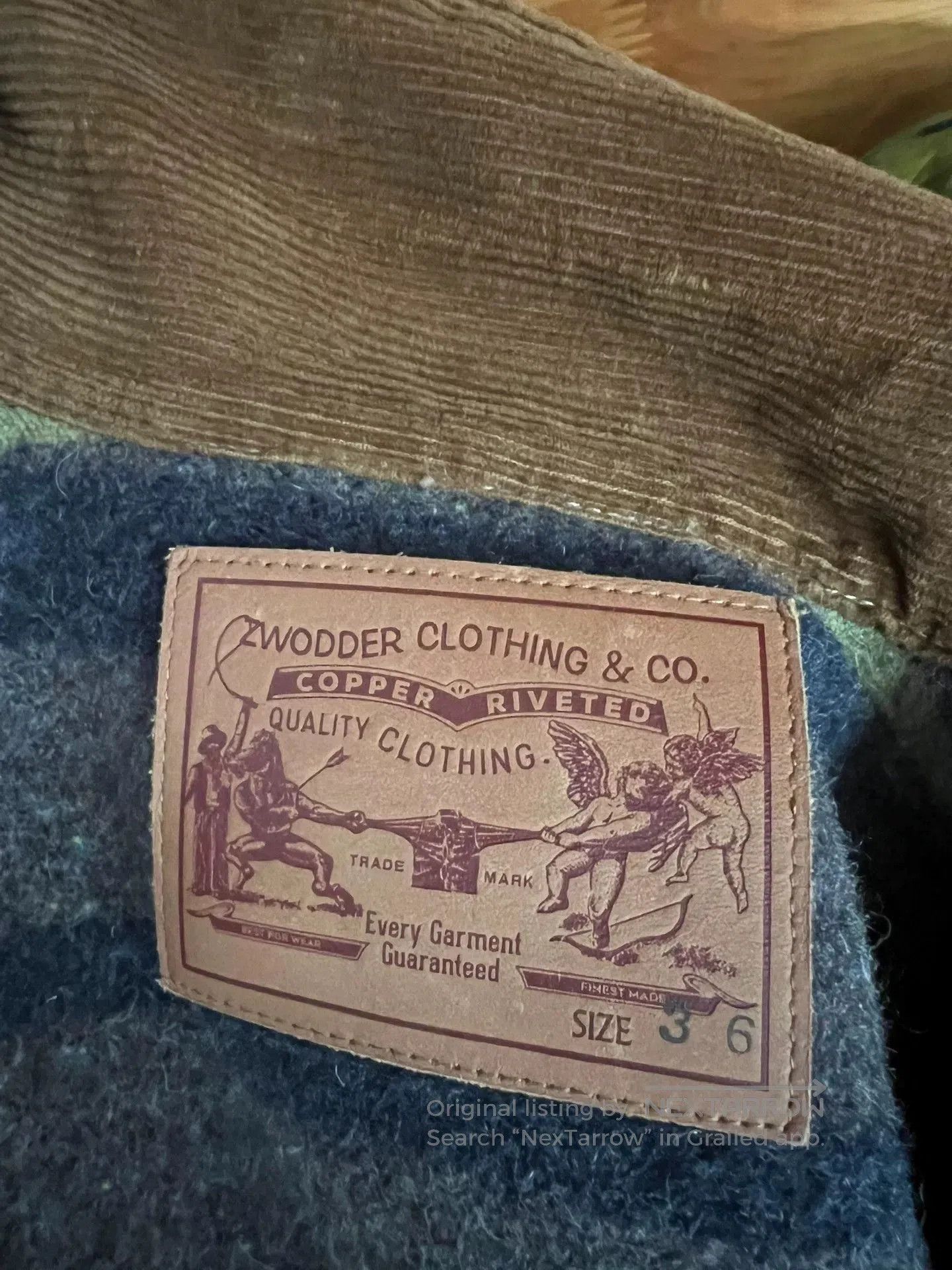 zerrows Zwodder 16OZ Denim Storm Rider Jacket. Size US S / EU 44-46 / 1 - 8 Thumbnail