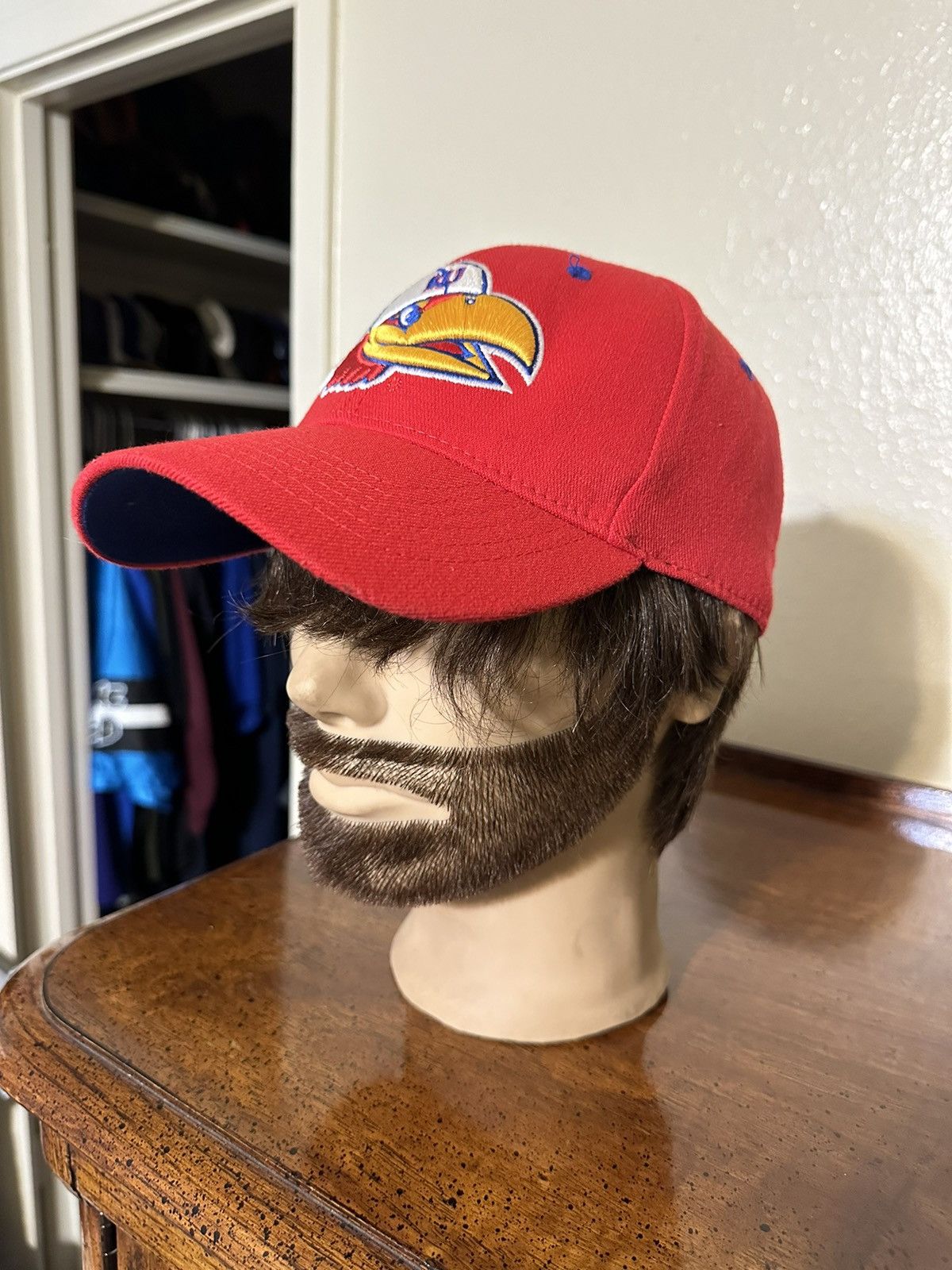 NCAA × Vintage Vintage NCAA Kansas Jayhawks university one size hat 90s Size ONE SIZE - 6 Thumbnail