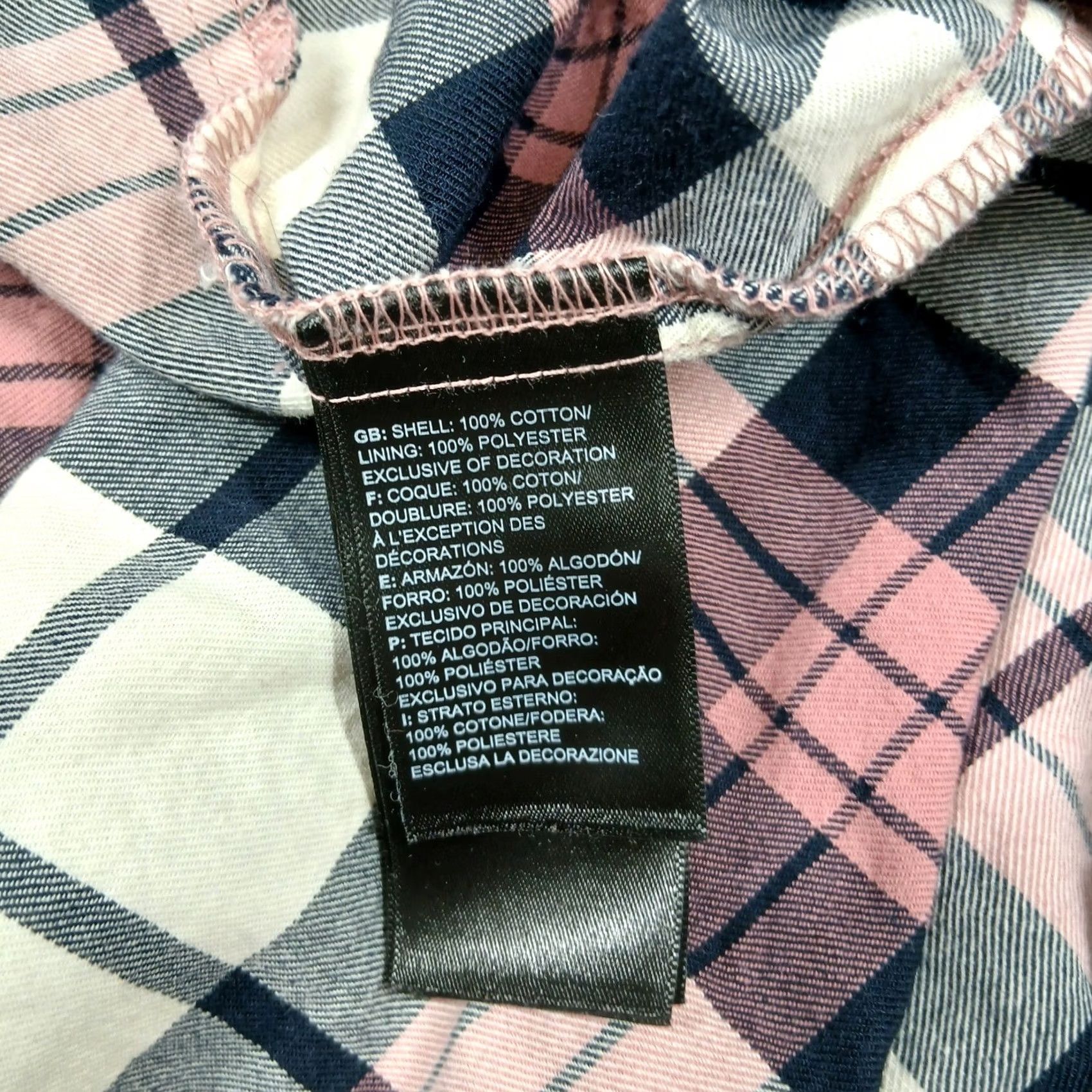 The North Face The North Face Women's Flannel Shirt L Pink Plaid Long Sleeve Button-Up Size L / US 10 / IT 46 - 4 Thumbnail