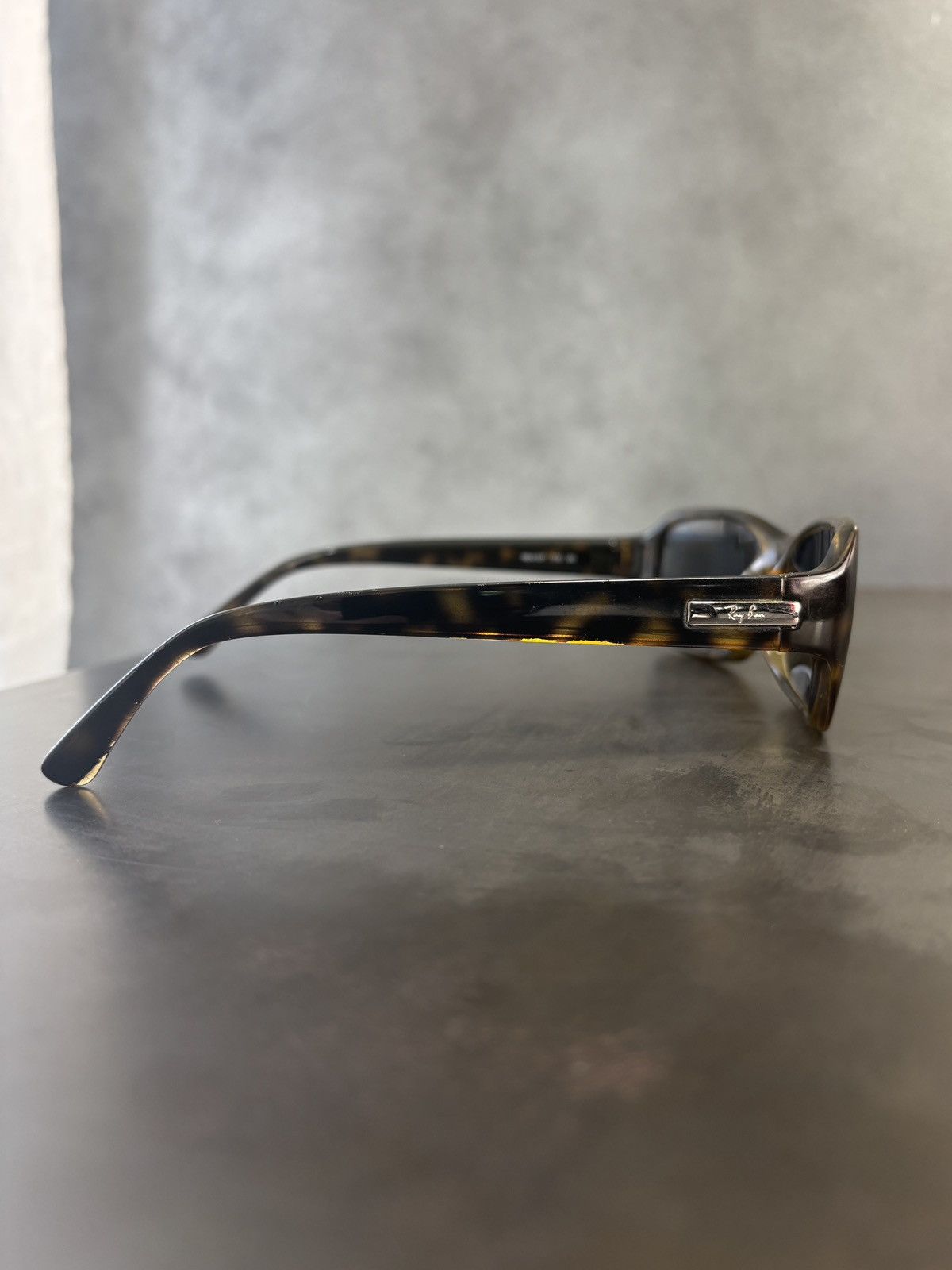 RayBan 2000s Vintage Ray-Ban Sunglasses Frames RB4107 Made in Italy Size ONE SIZE - 8 Thumbnail