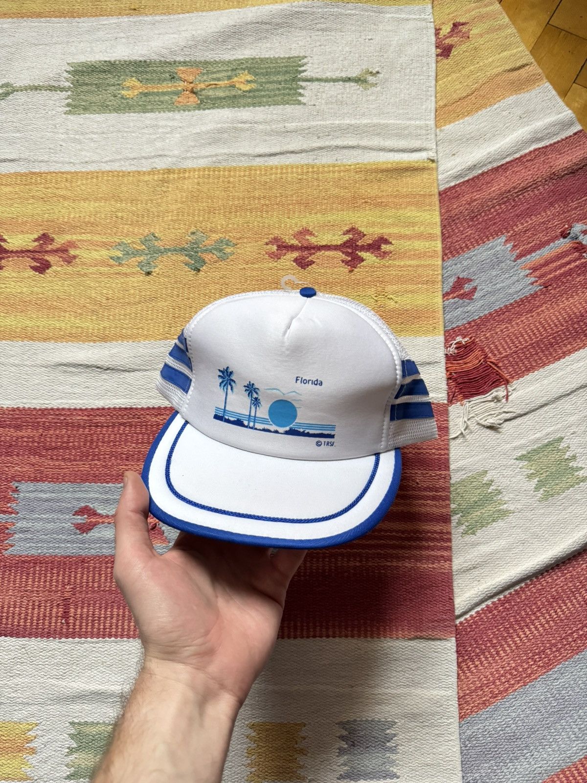 NCAA Vintage 90’s Florida USA Every Day White Trucker Hat Size ONE SIZE - 3 Thumbnail