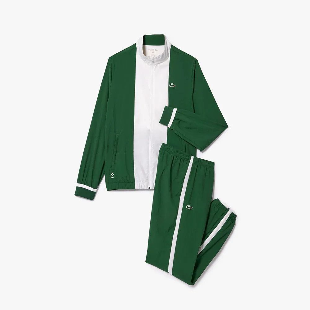 Lacoste o1s22i1n1124 Sporty Jumpsuit in Green & White Size US 32 / EU 48 - 1 Thumbnail