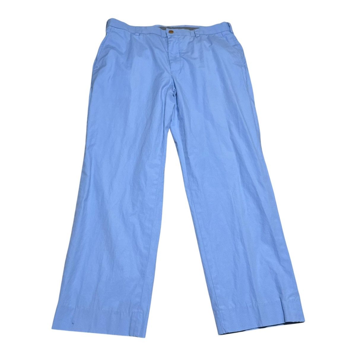 Brooks Brothers Brooks Brothers Clark Cotton Blend Blue Pants Mens 36x28.75 Size US 36 / EU 52 - 3 Thumbnail