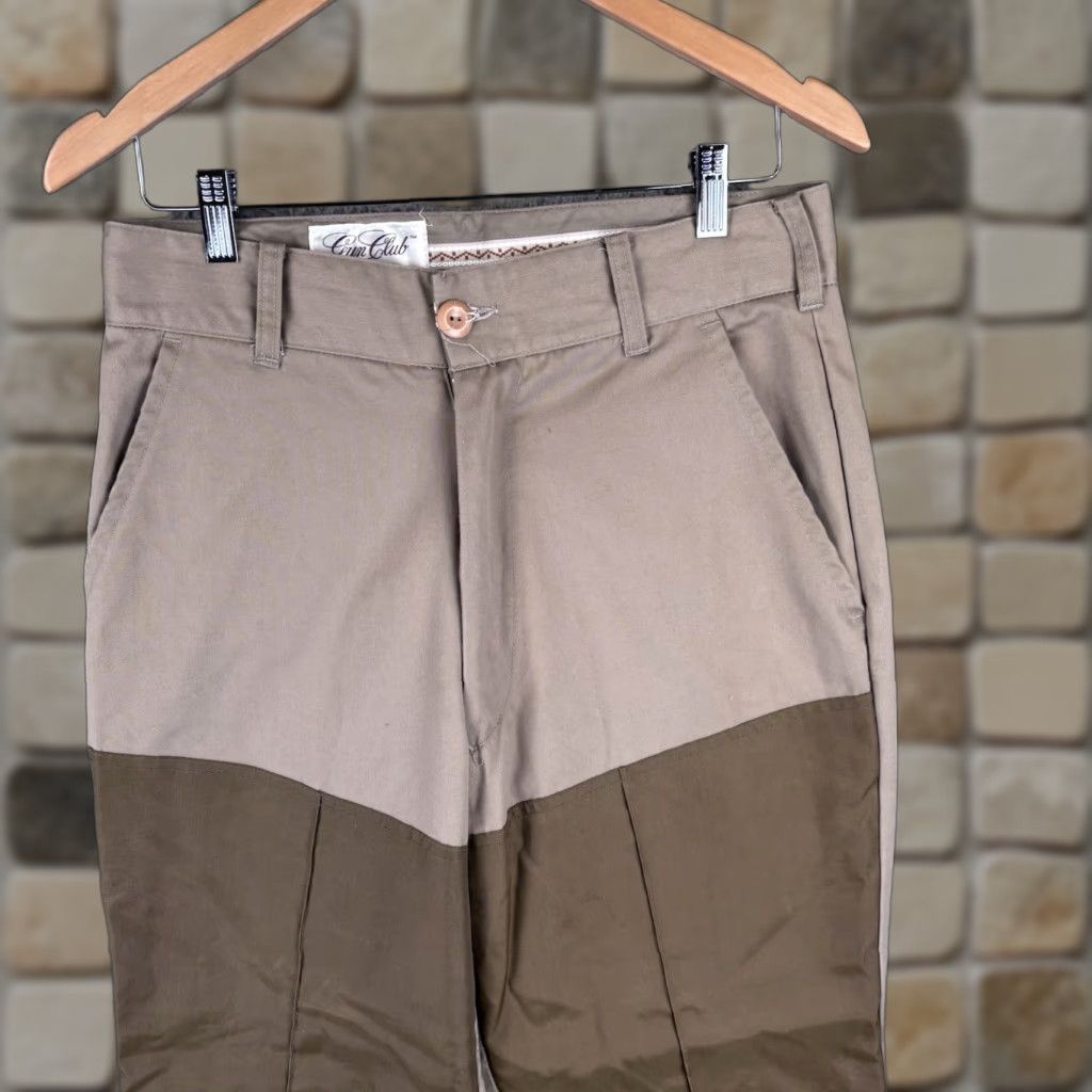 Vintage VINTAGE Hunting Pants Mens 30x30 Brown Canvas Briar Upland Brush Gun Club Sportswear Pants Straight 5-Pocket 30 Inseam Brown 90s Outdoor Mens Size US 30 / EU 46 - 1 Thumbnail