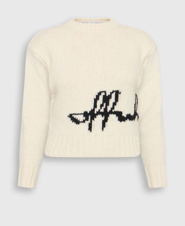 Wool-blend pullover