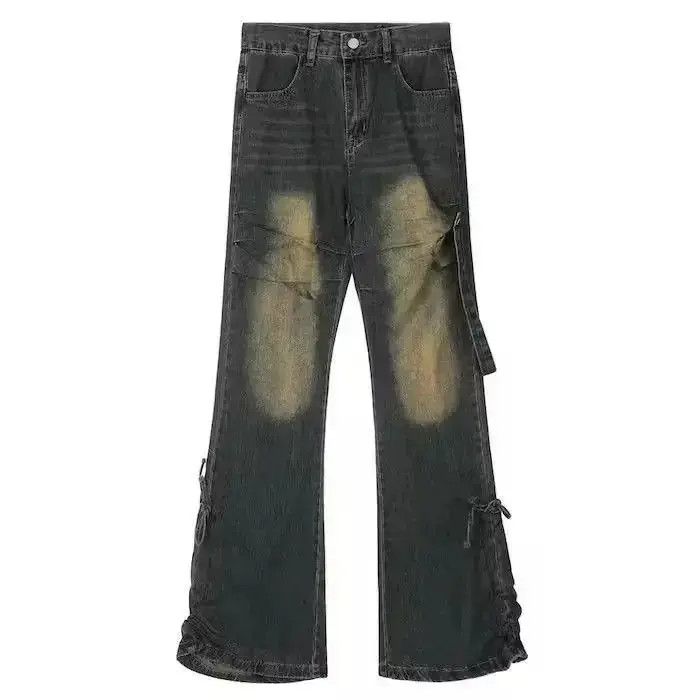 Japanese Brand Stacked Baggy jeans Size US 32 / EU 48 - 5 Thumbnail