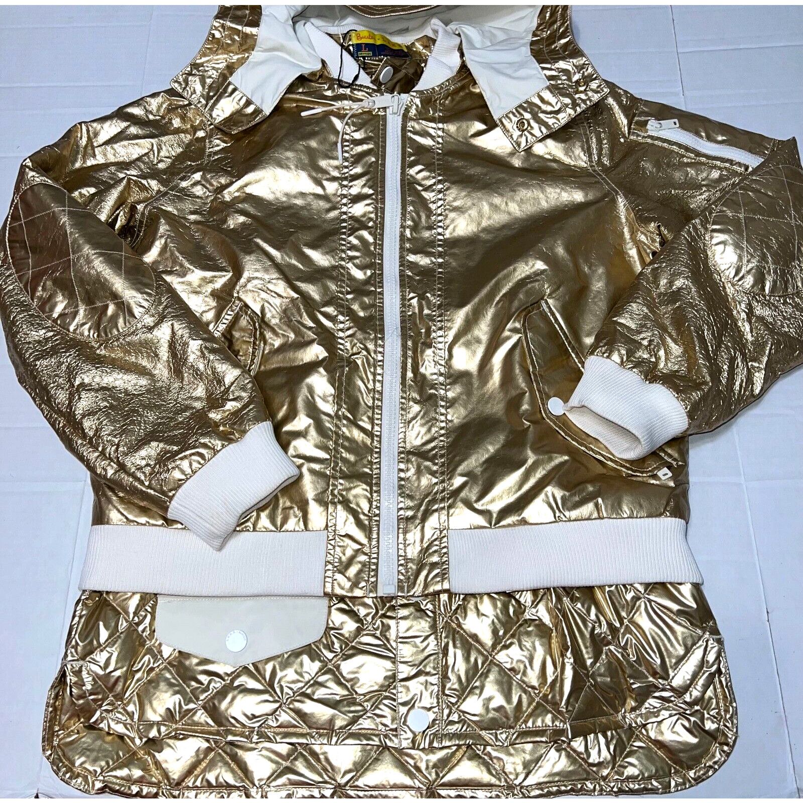 Burton L.A.M.B. By Burton DryRide Gold Metallic Jacket & Vest Large Size L / US 10 / IT 46 - 1 Thumbnail