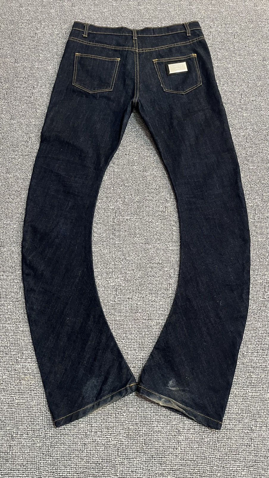 If Six Was Nine Vintage Diabrock Banana Flare jeans size 34 x 31 inches Size US 34 / EU 50 - 3 Thumbnail