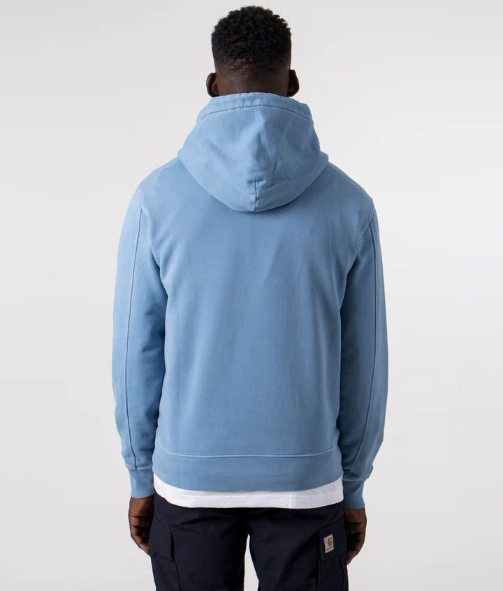 C.P. Company o1y1224 Logo Hoodie in Light Blue Size US XL / EU 56 / 4 - 2 Thumbnail